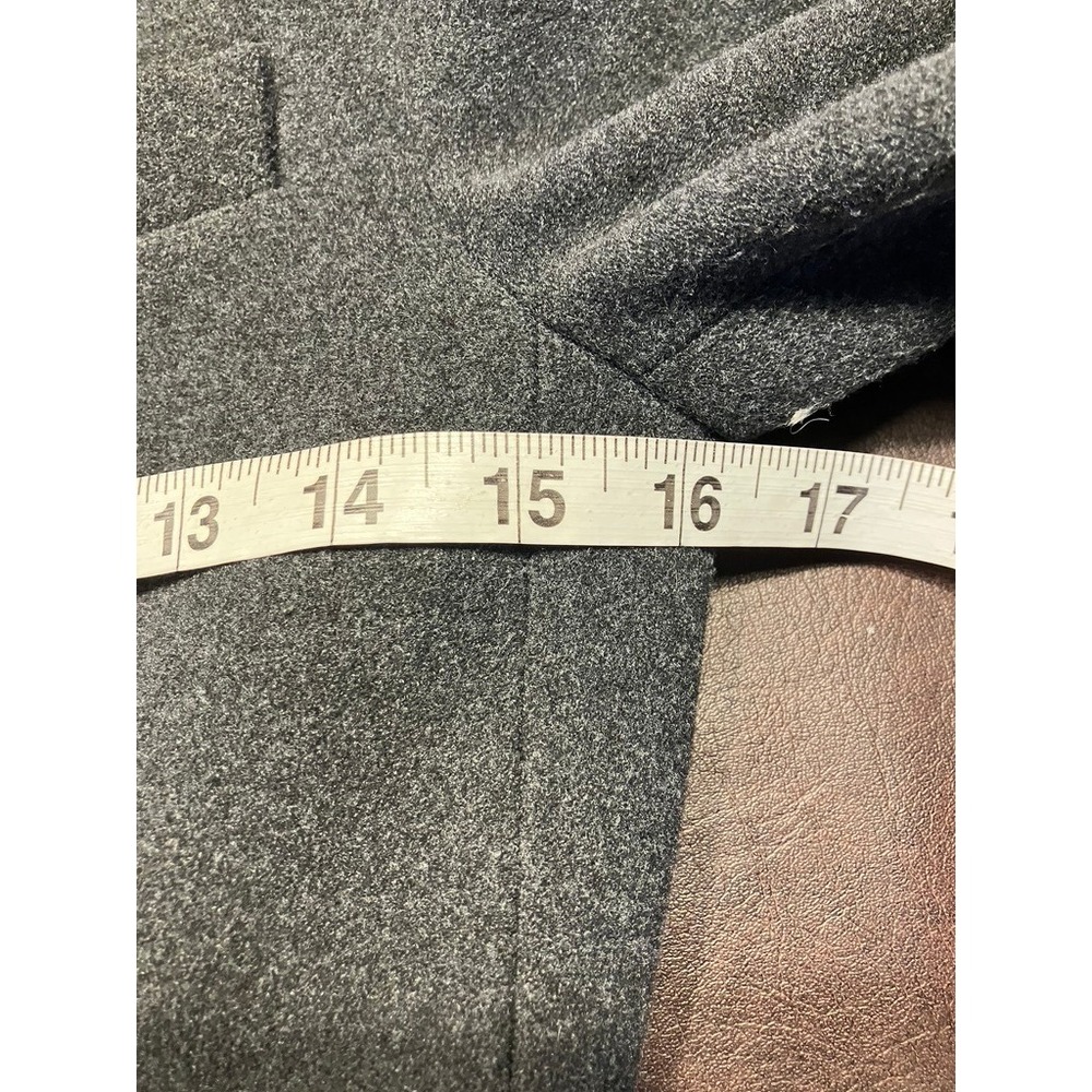Cremieux Gray Wool Blend Blazer Jacket Women's 0 Business Career Tailored Fitted - Picture 9 of 11